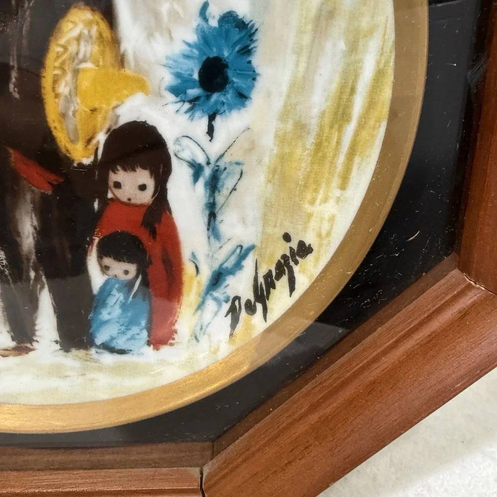 Vintage De Grazia - The Wedding Party Holiday‎ Series Collector Plate - 1988